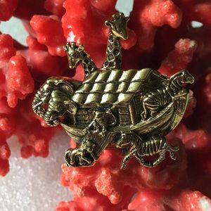Vintage Ship brooch